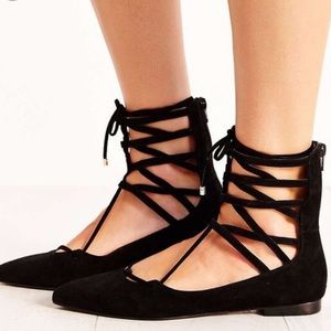 Jeffrey Campbell Lace Up Flats